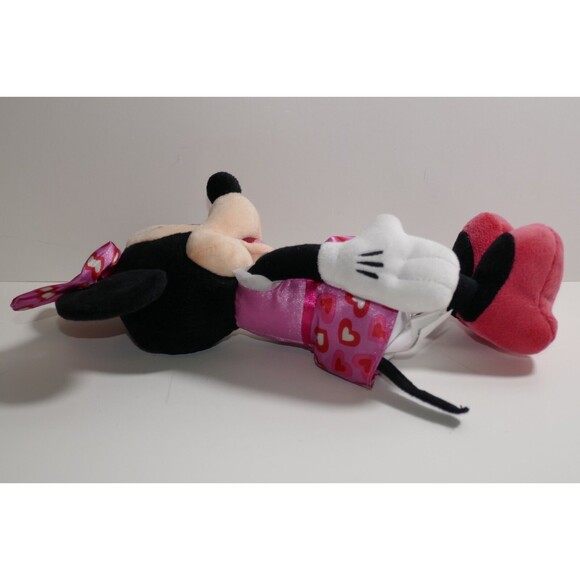 Just Play Disney Minnie Mouse Pink Red Hearts 9" Plush Stuffed Animal w/Tags - Picture 3 of 6